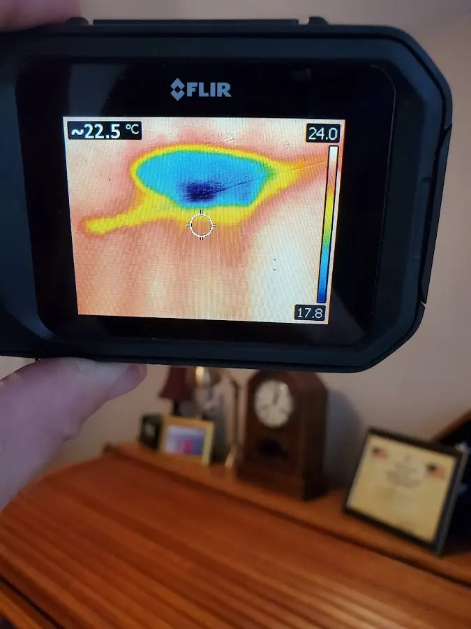 Thermal imaging inspection for water damage in Battle Creek